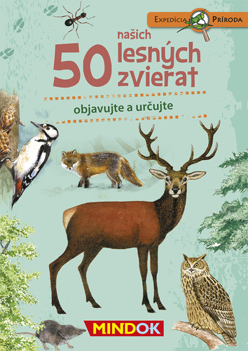 Mindok Hra Expedícia príroda: 50 lesných zvierat Mindok (slovenská verzia)