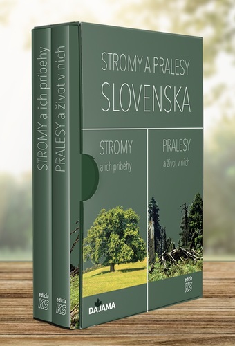 Kniha Stromy a pralesy slovenska ( set v obale)