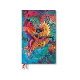 18 mesačný Diár Paperblanks 2023/24 Humming Dragon Maxi VER