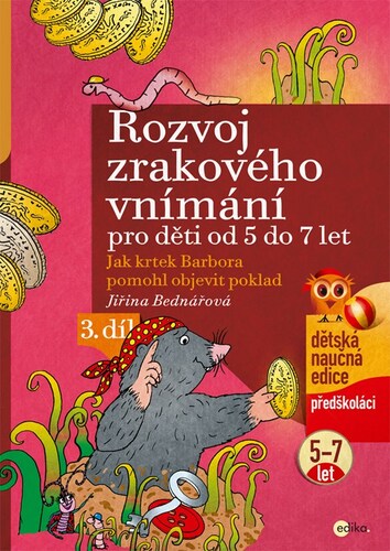 Kniha Rozvoj zrakového vnímání 3. díl, od 5 do 7 let - Jiřina Bednářová