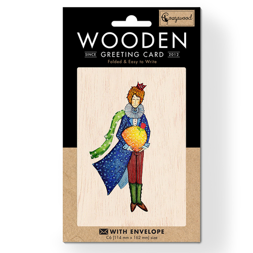 Drevené blahoželanie Malý princ Cozywood