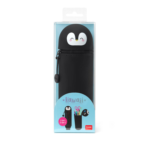 Legami Mäkké silikónové puzdro 2v1 Kawaii Penguin