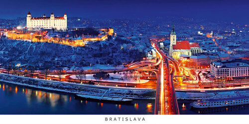 Pohľadnica panoráma Bratislava e07 (prišla zima)