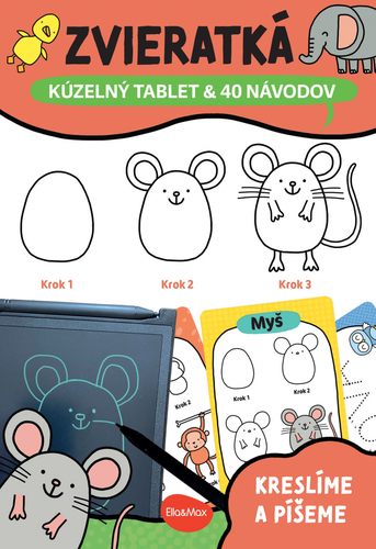 Kniha Kúzelný tablet & 40 návodov – ZVIERATKÁ