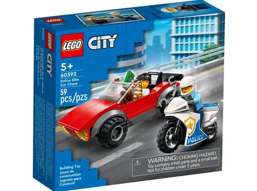 LEGO City: 60392 Naháňačka auta s policajnou motorkou