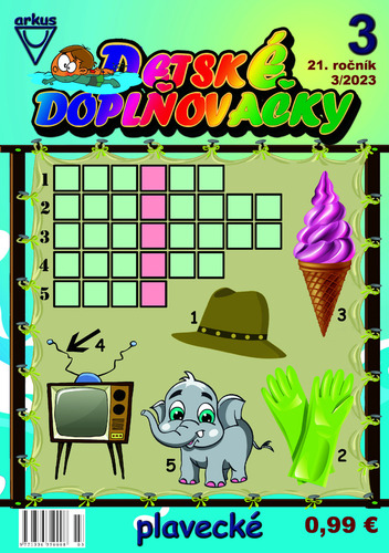 Kniha Detské doplňovačky 3 2023 plavecké - Jela Mlčochová