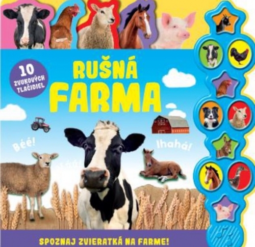 Kniha Rušná farma - 10 zvukových tlačidiel