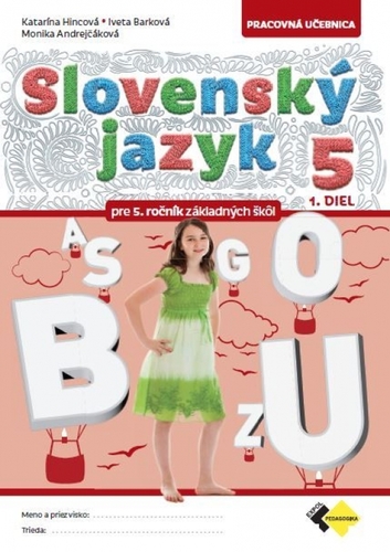 Kniha Slovenský jazyk pre 5.ročník - 1.diel