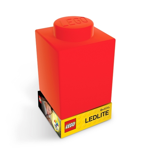 LEGO Classic Silikónová kocka nočné svetlo, červená