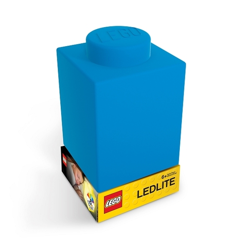 LEGO Classic Silikónová kocka nočné svetlo, modrá