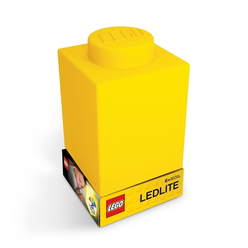 LEGO Classic Silikónová kocka nočné svetlo, žltá