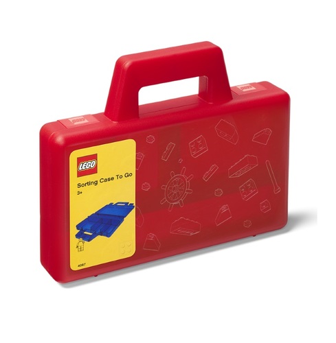 LEGO úložný box TO-GO, červená
