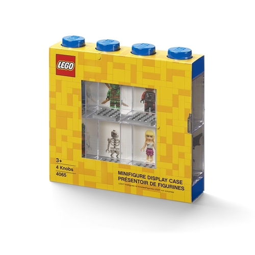 LEGO Storage LEGO zberateľská skrinka na 8 minifigúrok, modrá