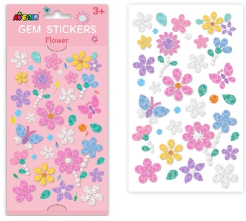 Kniha Nalep si drahokamy Květina