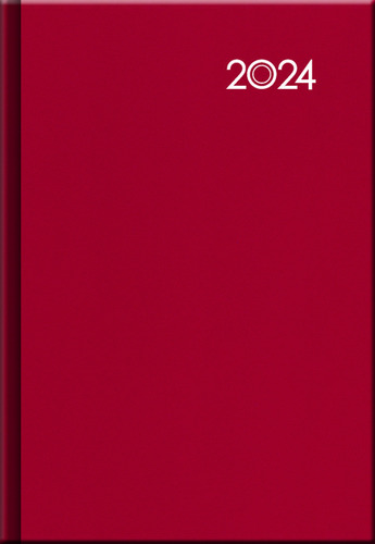 Denný diár FALCON červený 2024