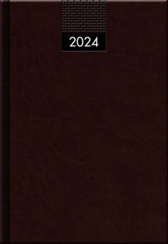 Denný diár VENETIA hnedý 2024