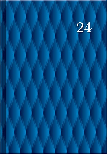 Denný diár PRINT Blue 2024