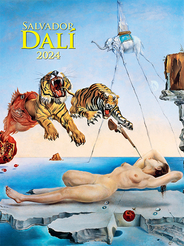 Nástenný kalendár Salvador Dalí 2024