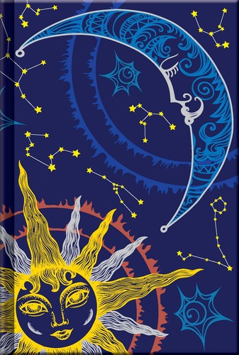 Kniha Notes Moon (linajkovaný)