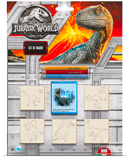 Pečiatkový blister Jurassic World