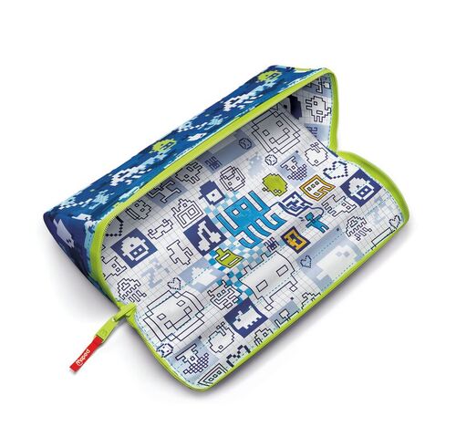 Puzdro MAPED Pattern Blue Open XXL