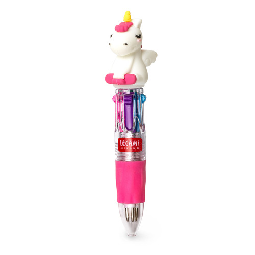 Legami 4-farebné guľôčkové pero Unicorn