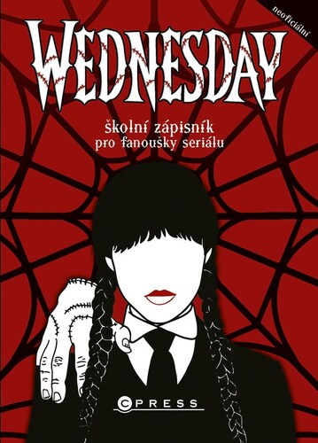Kniha Wednesday – školní zápisník pro fanoušky seriálu
