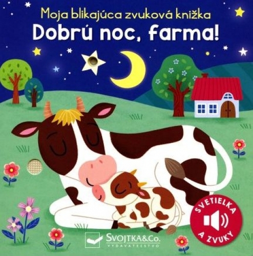 Kniha Dobrú noc, farma! - Moja blikajúca zvuková knižka