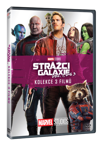 Strážci Galaxie kolekce 1.-3. 3DVD