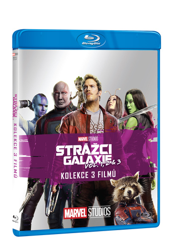 Strážci Galaxie kolekce 1.-3. 3BD