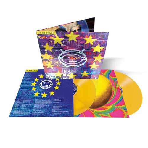 Kniha U2 - Zooropa: 30th Anniversary Limited Edition (Transparent Yellow) 2LP