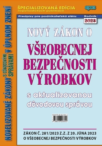 Nový zákon o všeobecnej bezpečnosti výrobkov 13/2023