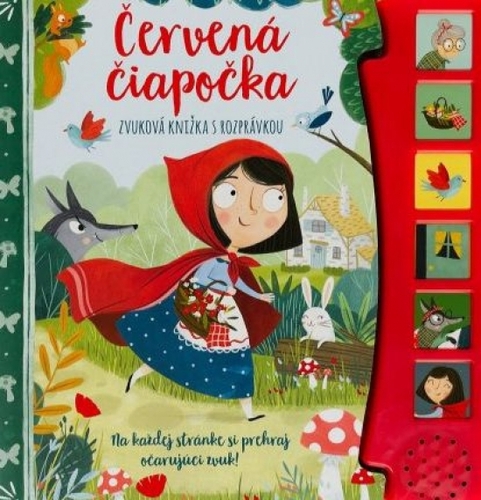 Kniha Červená čiapočka - zvuková knižka s rozprávkou