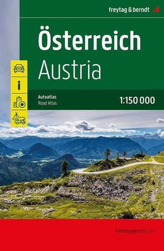 Rakúsko autoatlas 1: 150 000