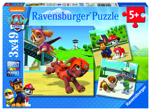 Puzzle Labková patrola: Psí tím 3x49 Ravensburger