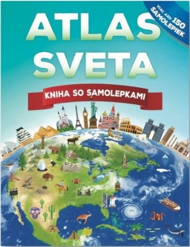 Kniha Atlas sveta - kniha so samolepkami