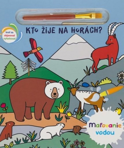 Kniha Maľovanie vodou - Kto žije na horách?