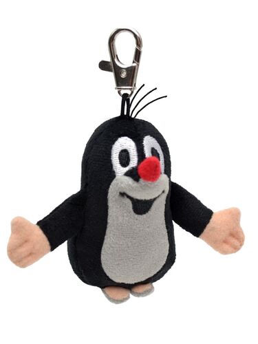 Kniha tvorme s.r.o. Plyšový Krtko a kamaráti - prívesok (Krtko, 8cm)