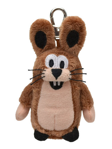 Kniha tvorme s.r.o. Plyšový Krtko a kamaráti - prívesok (Zajačik, 10cm)