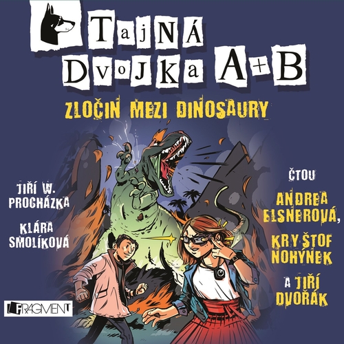 Kniha Fragment Tajná dvojka A + B - Zločin mezi dinosaury