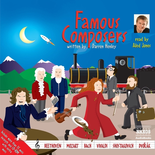 Kniha Naxos Audiobooks Famous Composers (EN)