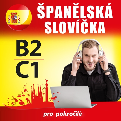 Kniha Poslechová angličtina Španělská slovíčka B2, C1