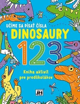 Kniha Učíme sa písať čísla Dinosaury