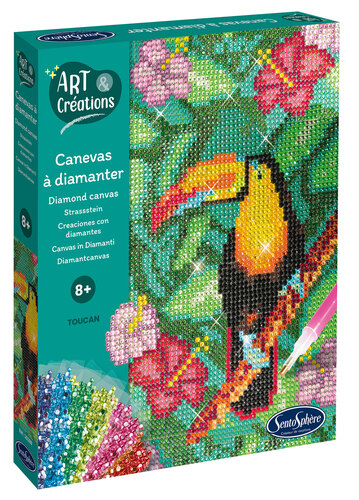 Kniha SentoSphére Vykladanie z diamantov Tukan