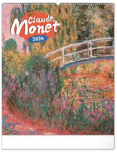 Nástenný kalendár Claude Monet 2024, 48 × 56 cm