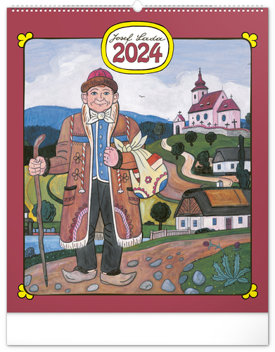 Nástenný kalendár Josef Lada 2024, 48 × 56 cm