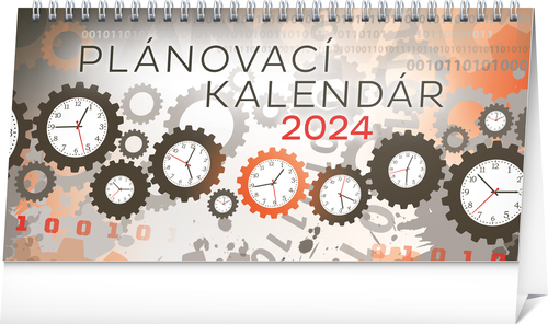 Presco Group Stolový kalendár Plánovací 2024, 25 × 12,5 cm