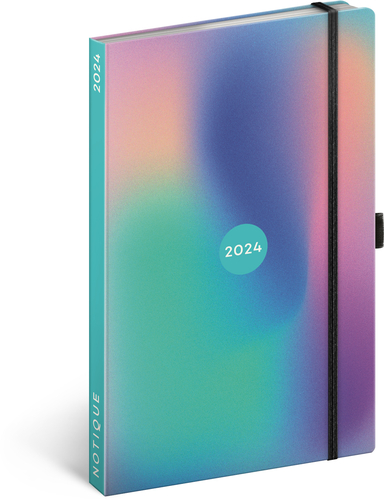 Kniha Presco Group Týždenný diár Vodná hladina 2024, 13 × 21 cm