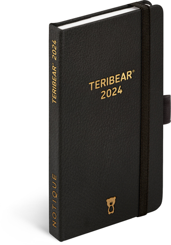 Vreckový diár Teribear 2024, 9 × 15,5 cm