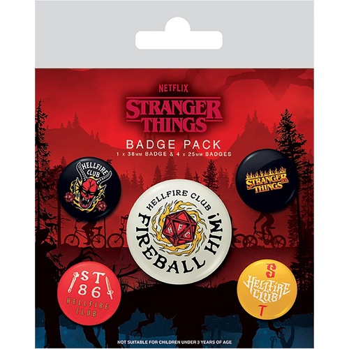Set odznakov Stranger Things